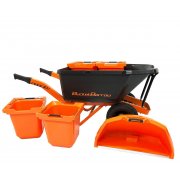 BucketBarrow Pro130D Dual Wheel Utility Wheelbarrow